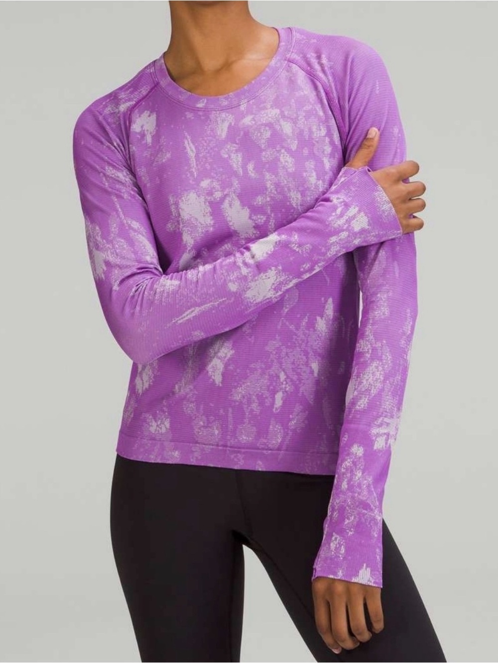 Lululemon Swiftly Tech Long Sleeve2.0 Race Length magenta size 6